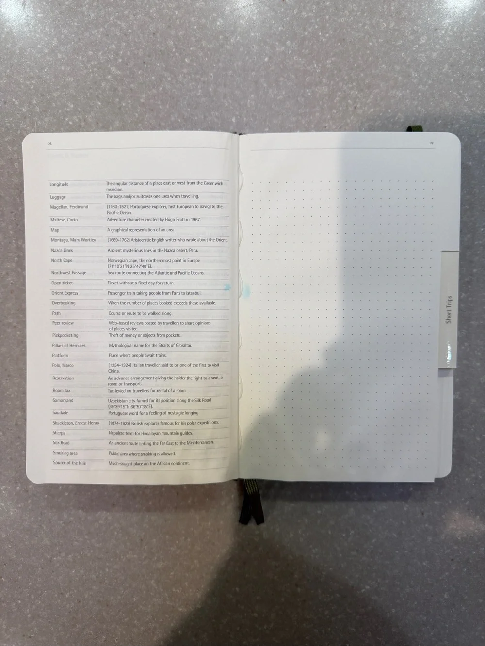 Moleskine Traveller’s Journal In Green